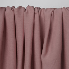 Tissu viscose uni vieux rose | Pretty Mercerie | mercerie en ligne