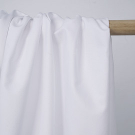 Tissu coton oxford blanc | Pretty Mercerie | mercerie en ligne