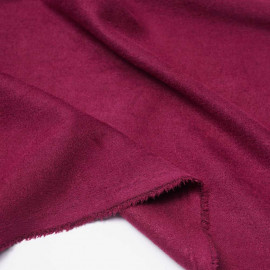 Tissu suédine sangria | Pretty Mercerie | mercerie en ligne