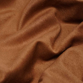 Tissu suédine pécan | Pretty Mercerie | mercerie en ligne