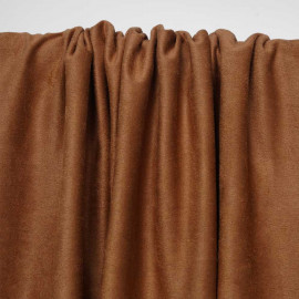 Tissu suédine pécan | Pretty Mercerie | mercerie en ligne