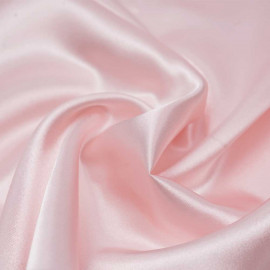 Doublure satin polyester rose pastel | pretty mercerie | mercerie en ligne