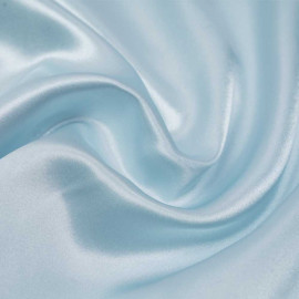 Doublure satin polyester bleu pastel | pretty mercerie | mercerie en ligne