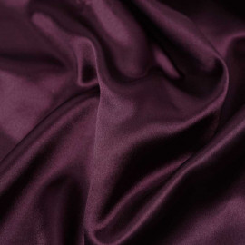 Tissu doublure satin polyester prune | pretty mercerie | mercerie en ligne