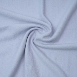 Tissu drap de laine bouillie bleu lavande | pretty mercerie | mercerie en ligne