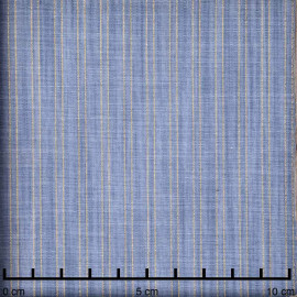 Tissu coton bleu à motif rayures dorées | pretty mercerie | mercerie en ligne