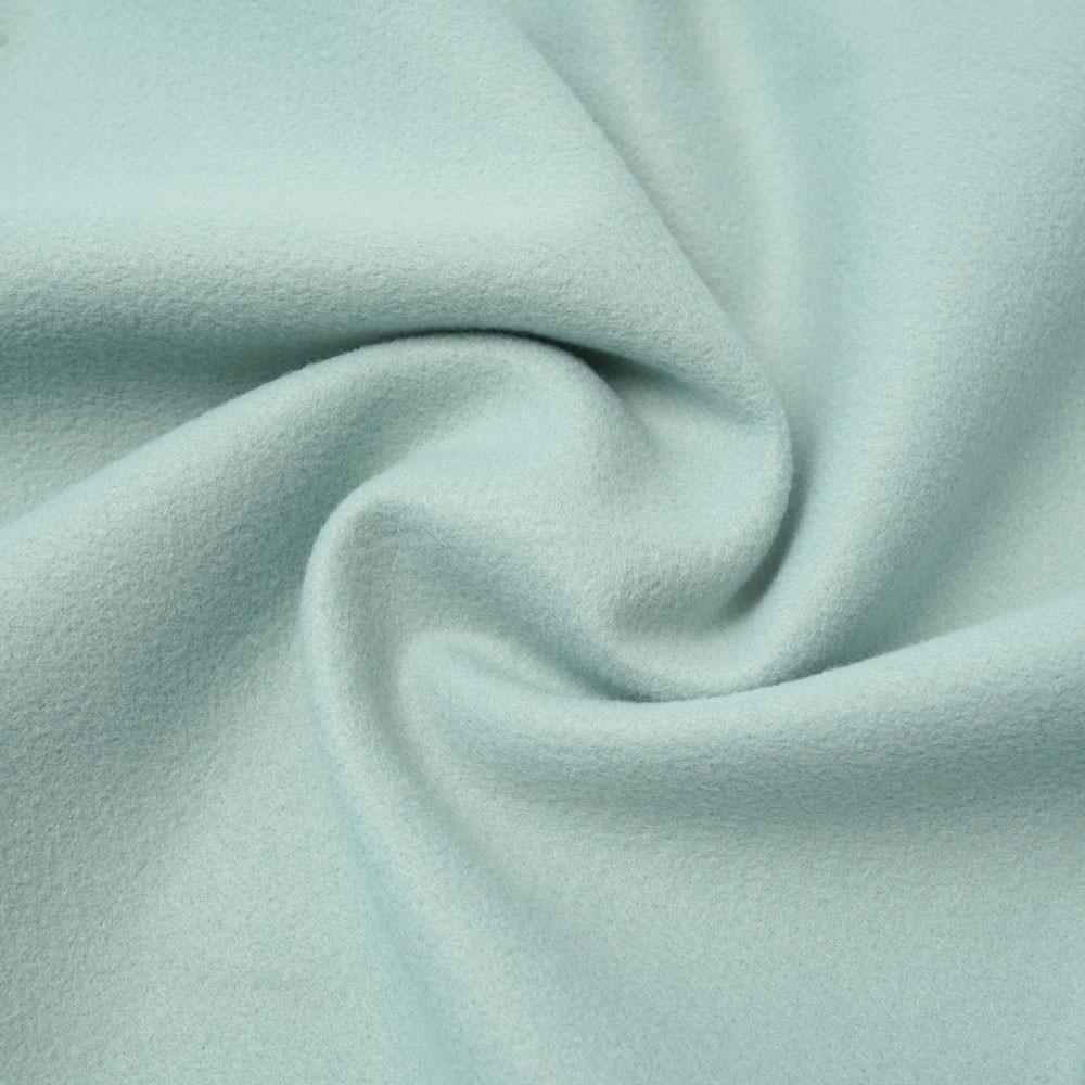 Tissu lainage vert pastel | Pretty Mercerie | mercerie en ligne