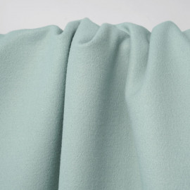 Tissu lainage vert pastel | Pretty Mercerie | mercerie en ligne