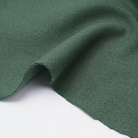 Tissu lainage vert thym | Pretty Mercerie | mercerie en ligne
