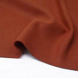 Tissu lainage rouille | Pretty Mercerie | mercerie en ligne