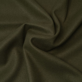 Tissu lainage vert kaki | Pretty Mercerie | mercerie en ligne