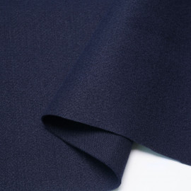 Tissu lainage bleu marine | Pretty Mercerie | mercerie en ligne
