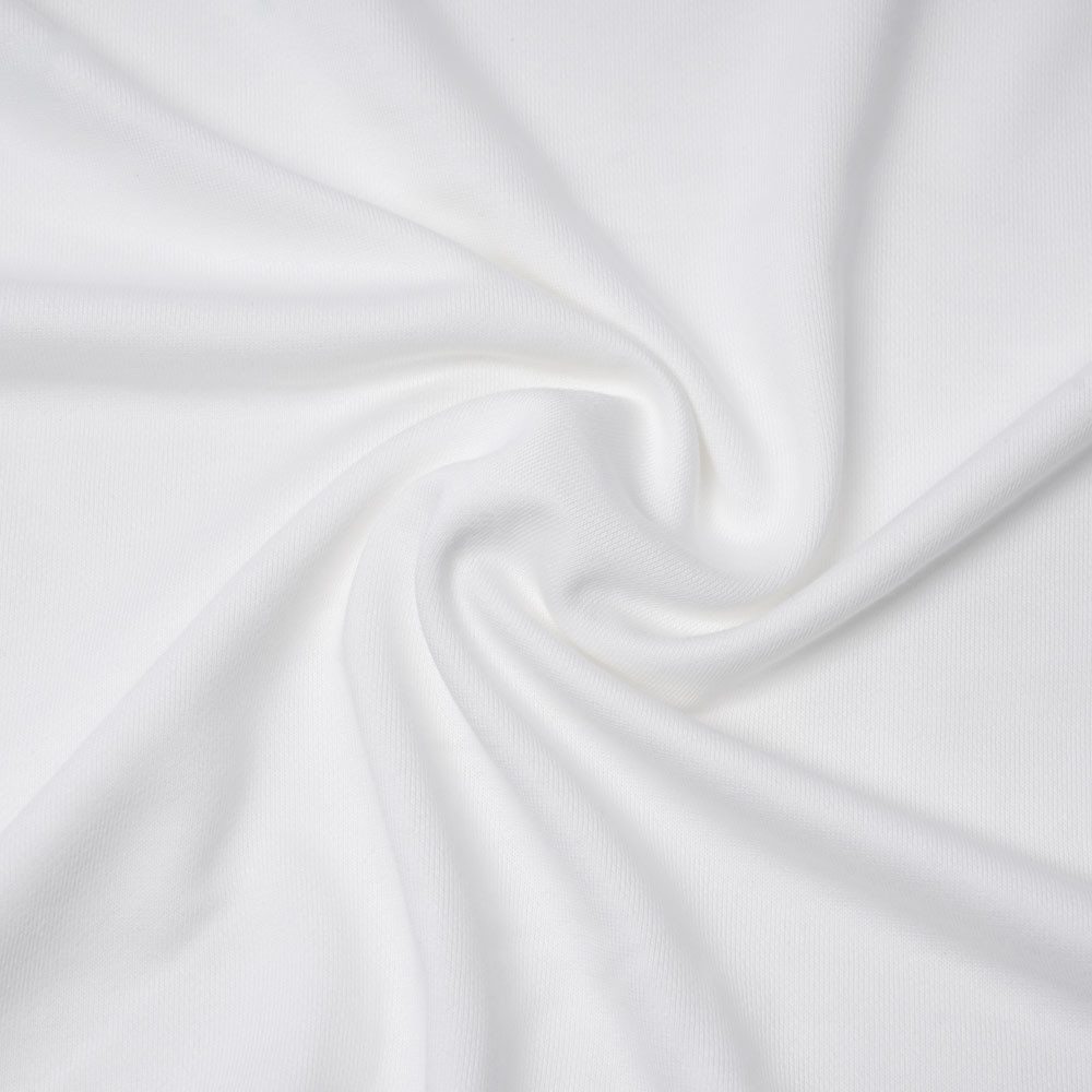 Tissu molleton 100% coton biologique GOTS blanc | Pretty Mercerie | mercerie en ligne