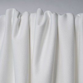 Tissu molleton 100% coton biologique GOTS blanc | Pretty Mercerie | mercerie en ligne