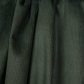 Tissu velours côtelé coton vert kaki | pretty mercerie | mercerie en ligne