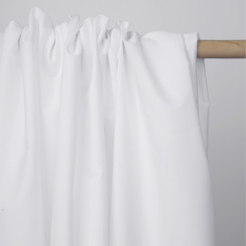 Tissu popeline de coton blanc | Pretty Mercerie | mercerie en ligne