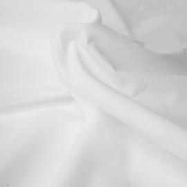 Tissu popeline de coton blanc | Pretty Mercerie | mercerie en ligne