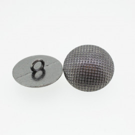 Bouton rond géométrique or
