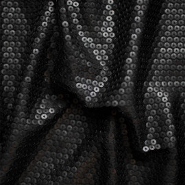 TISSU SEQUIN NOIR x 10cm