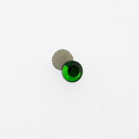 Strass rond vert émeraude