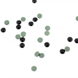 Strass rond noir