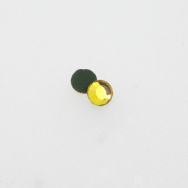 Strass rond citron