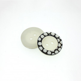 Bouton rond bitume dilué