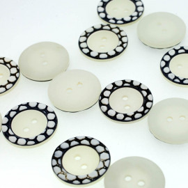 Bouton rond bitume dilué