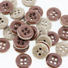 Bouton rond bitume dilué