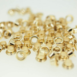 ŒILLET METAL OR 5mm 