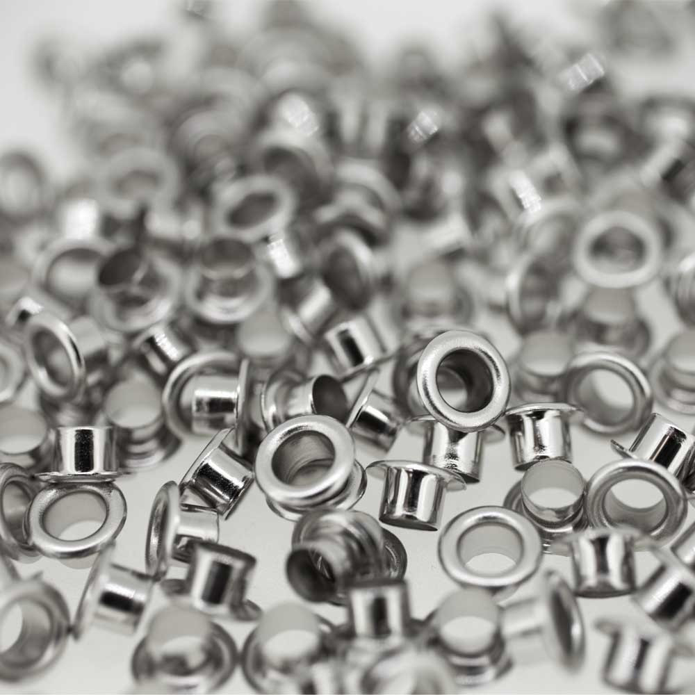 ŒILLET METAL ARGENT 5mm 