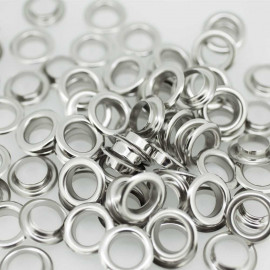 ŒILLET METAL ARGENT 15mm 