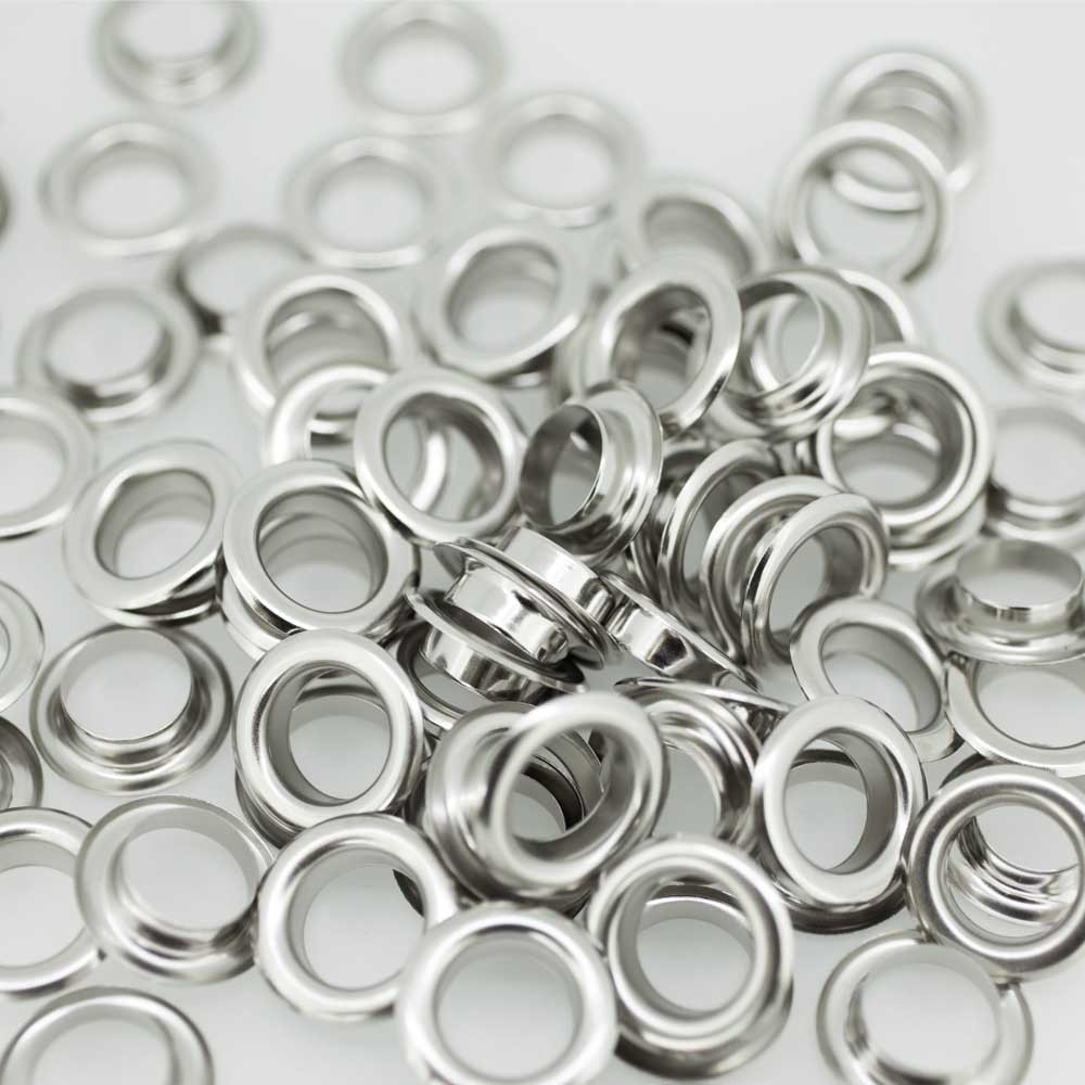 ŒILLET METAL ARGENT 15mm 