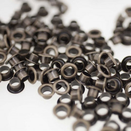 ŒILLET METAL VIEIL OR 5mm 
