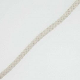 CORDON COTON TRESSÉ BEIGE x 1m