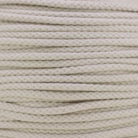 CORDON COTON TRESSÉ BEIGE x 1m
