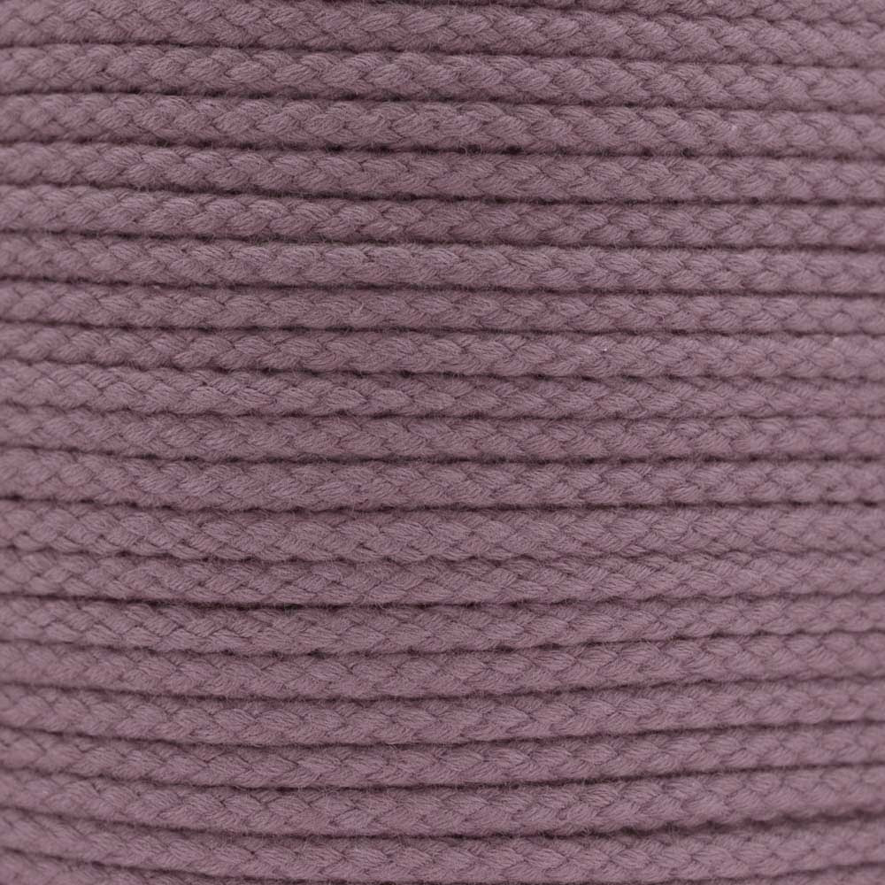 CORDON COTON TRESSÉ MAUVE x 1m