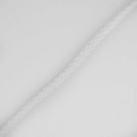 CORDON COTON TRESSÉ BLANC x 1m