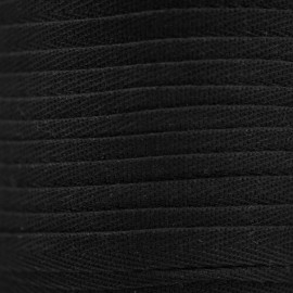 RUBAN COTON SERGE NOIR x 1m