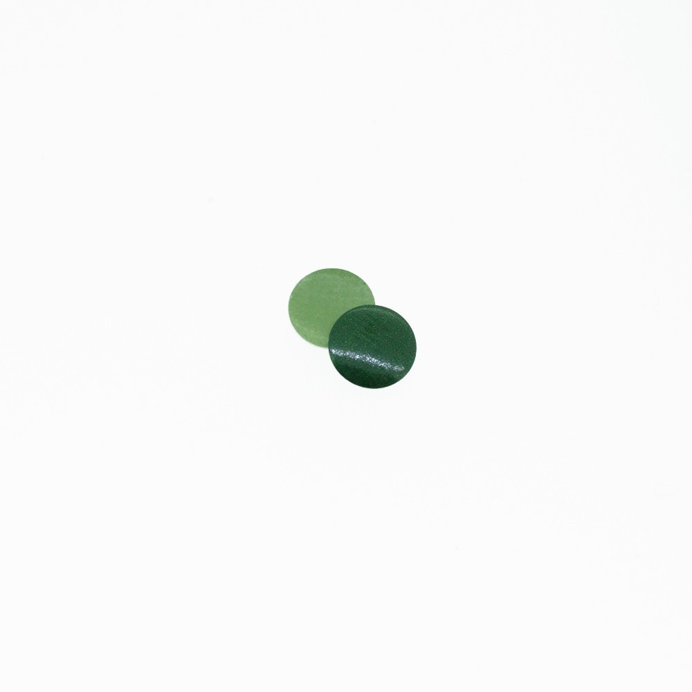 Clous plats vert émeraude