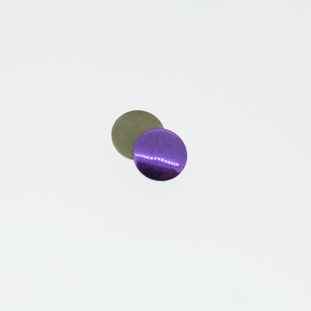 Clous plats myrtille clair