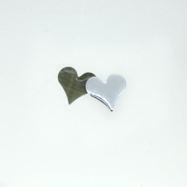 Clous coeur argent