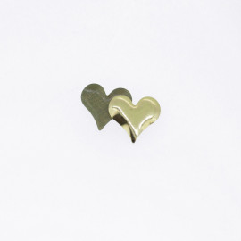 Clous coeur or