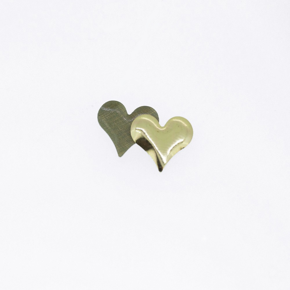 Clous coeur or