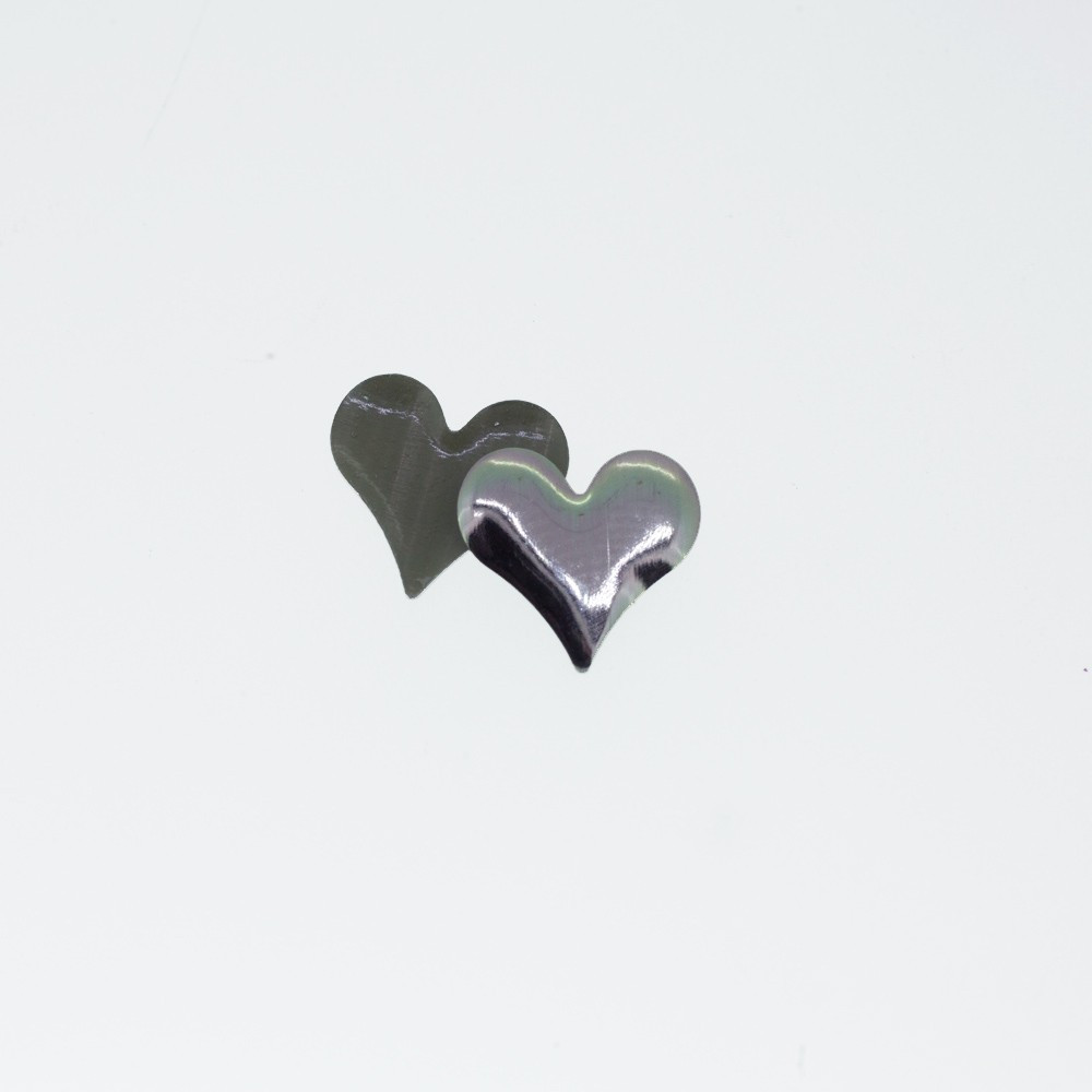 Clous coeur nickel
