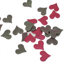 Clous coeur rouge mate