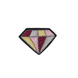 Broches brodées " Diamond "