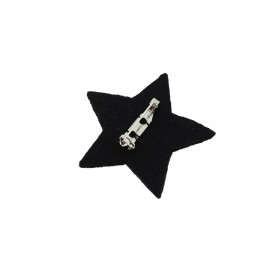Broches brodées " Star "