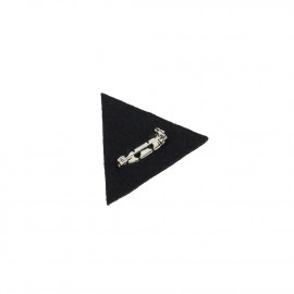 Broches brodées " Triangle " 