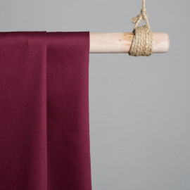 Tissu gabardine poly-coton beaujolais x 10cm  Pretty Mercerie -Mercerie en ligne 